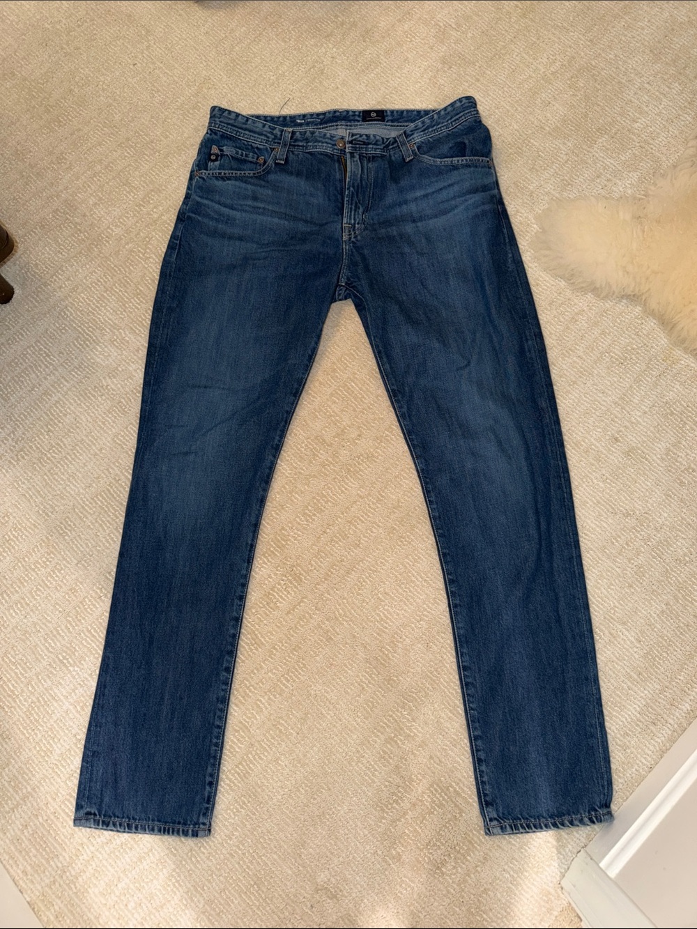 AG Men's Tellis Classic Dark Blue Jeans 36x34